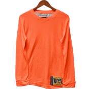 Wholesale - M-XXL MEN NEON ORANGE LONG SLEEVE THERMAL CREW SHIRT -BASS CREEK OUTFITTERS C/P 12, UPC: 193188651529